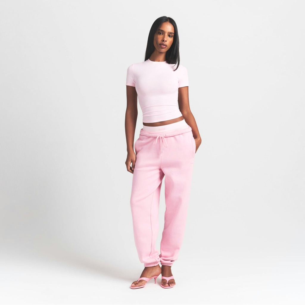 Skims Cotton Ribbed T-Shirt